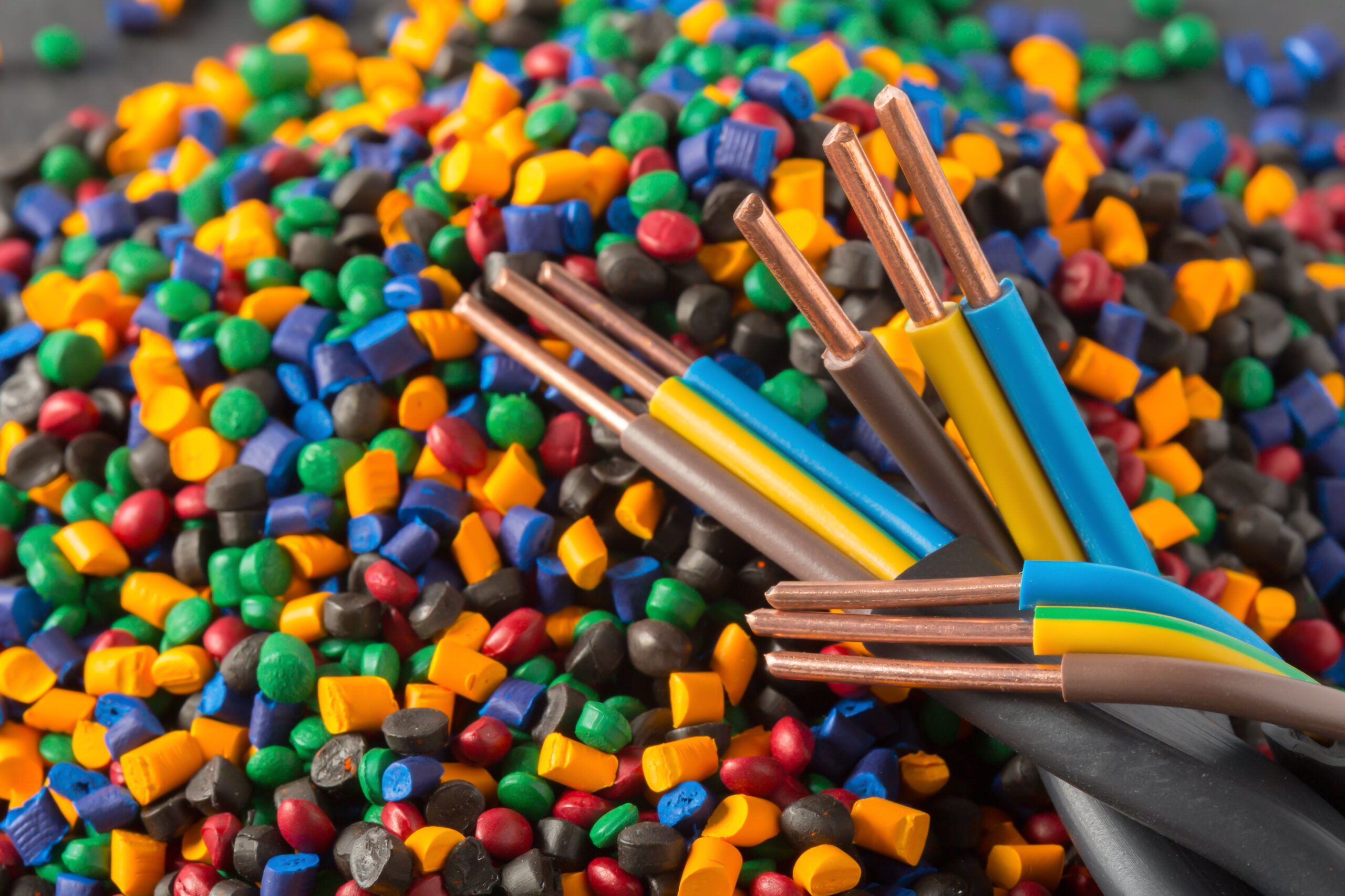 Colorful Plastic Polymer Granules for cable